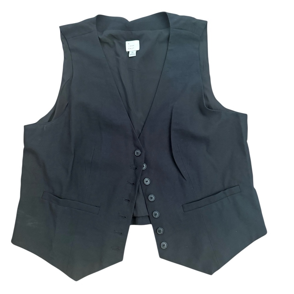 a new day Black Vest